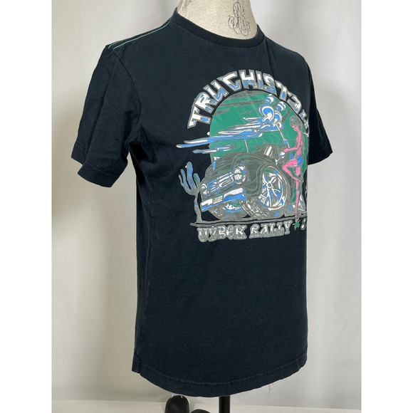 Diesel Truckistan Uzbek Rally 1984 Black Cotton T-Shirt Women's MEDIUM - Picture 3 of 8